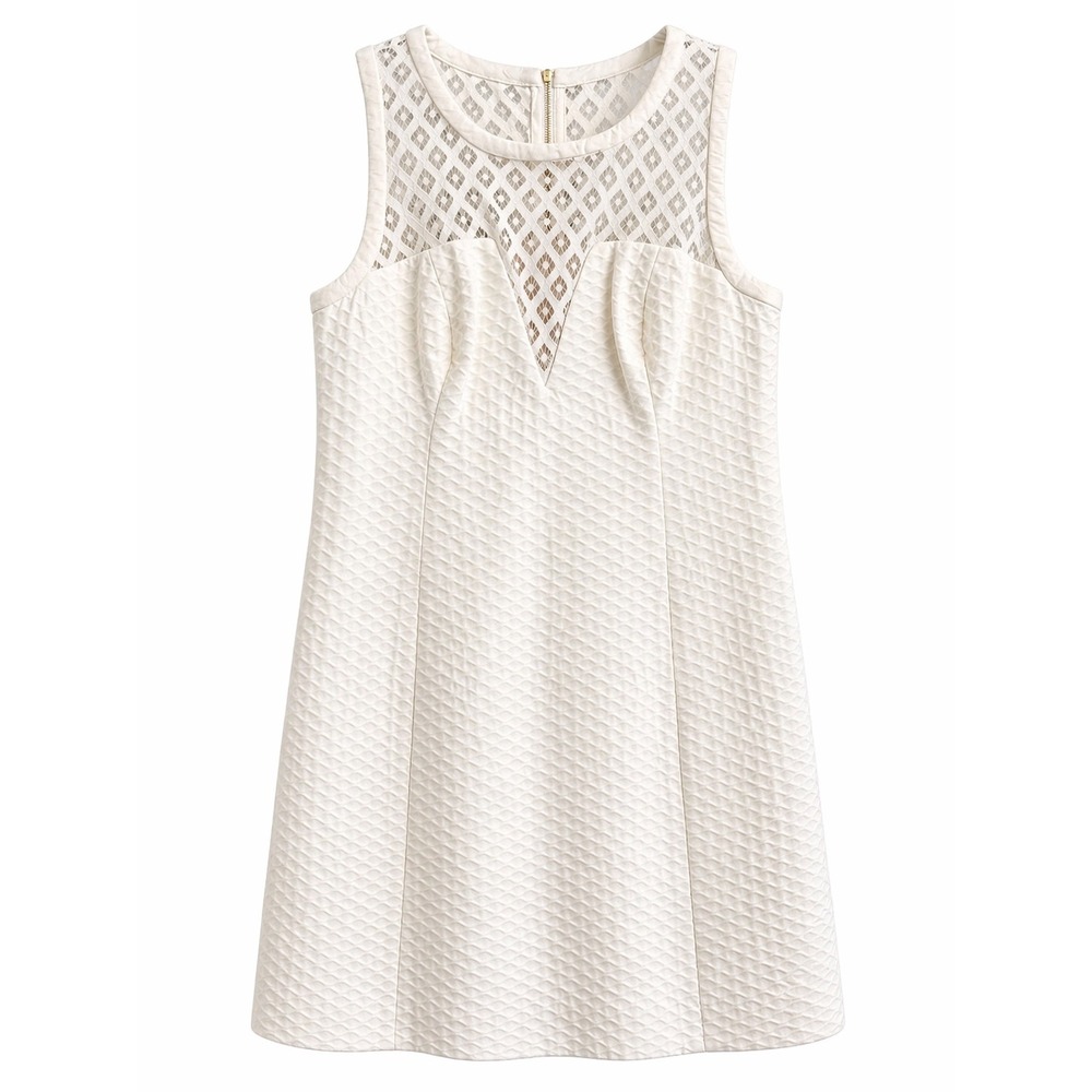 Lilly Pulitzer Vandalia Shift Dress 6 NWT Resort White Lace MSRP $198